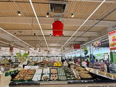 Klimaatbeheersing supermarkten