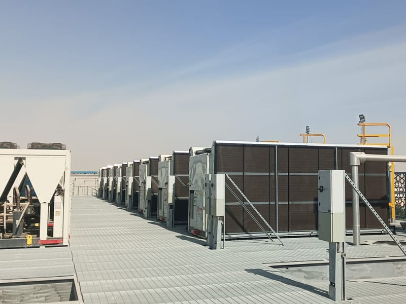 Rechenzentrum Vorkühlung