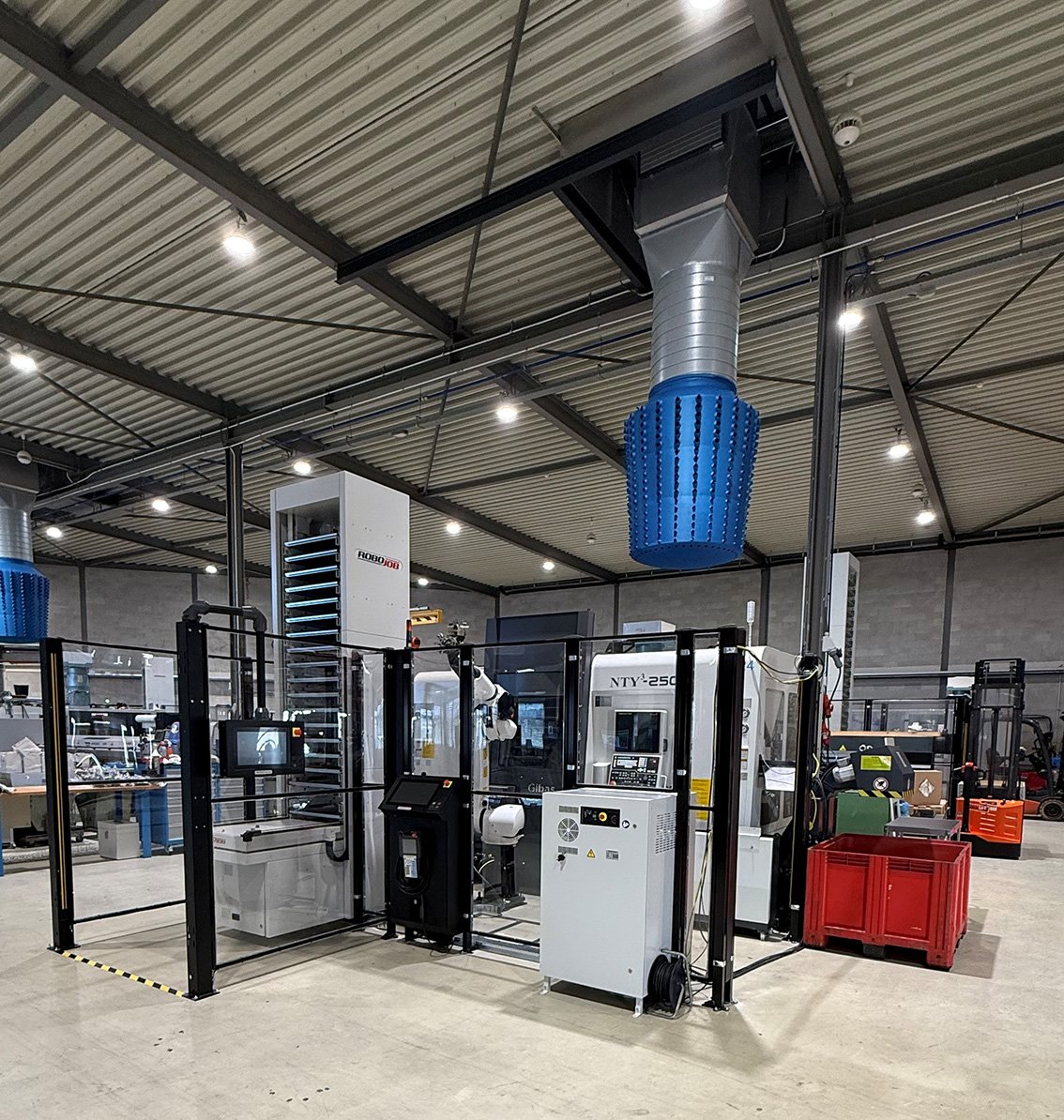 Hallenkühlung Metallindustrie