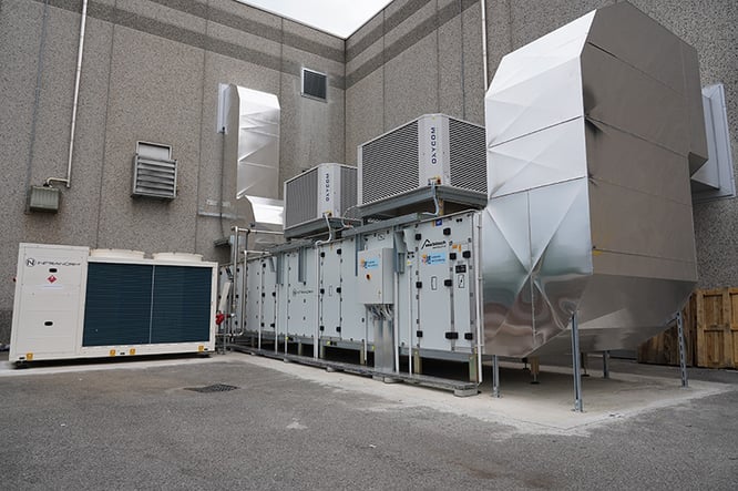 Pilomat IntrCooll two-stage adiabatic cooling